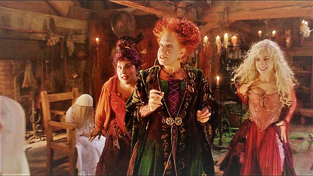 Kathy Najimy, Bette Midler, and Sarah Jessica Parker in Hocus Pocus